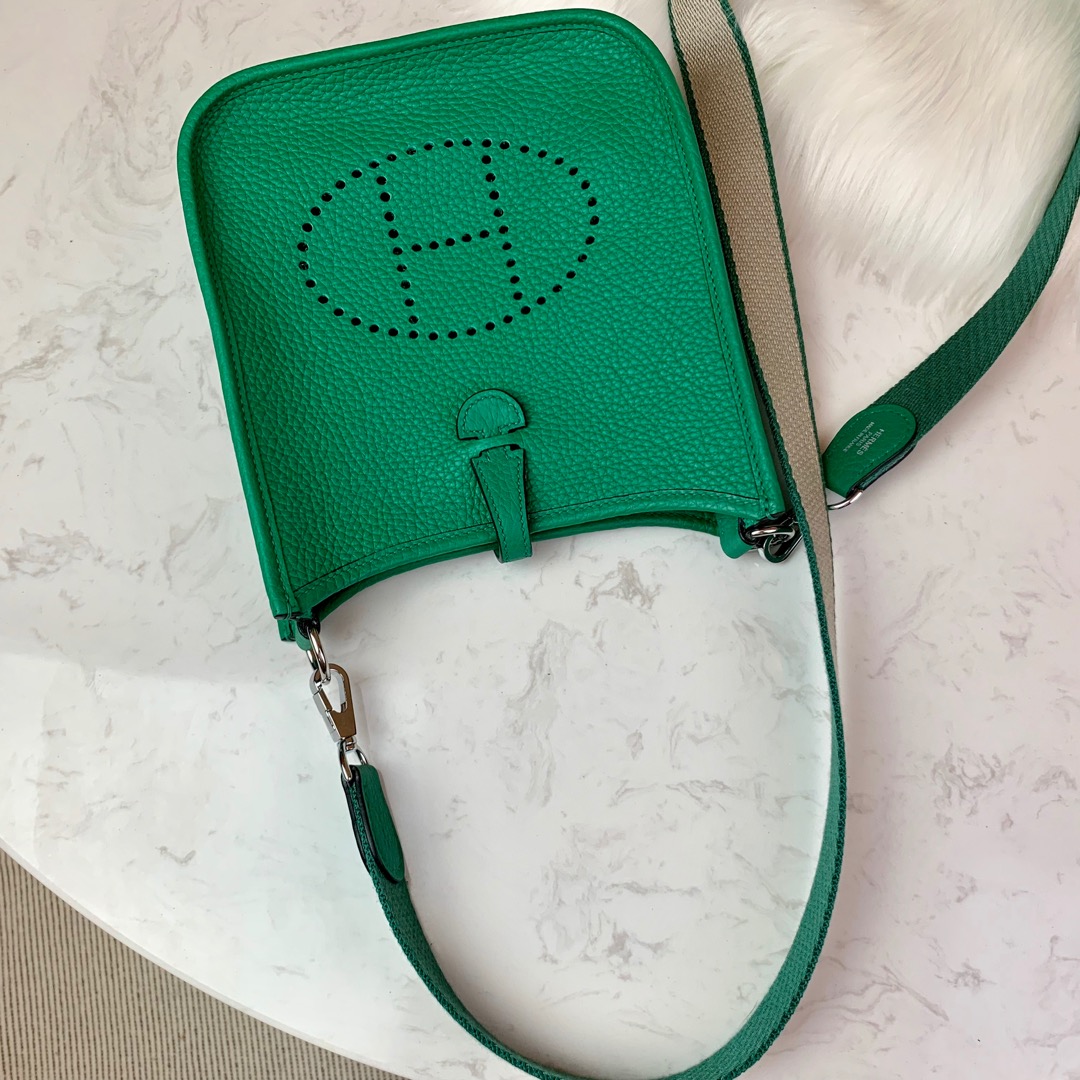 에르메스 미니 에블린16 베르자드 은장